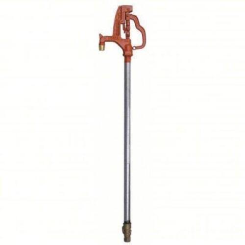 DESCRIPTION: (1) FROST PROOF YARD HYDRANT BRAND/MODEL: WOODFORD #6CHV2 SIZE: 4 FT BURY DP, 84 1/2 IN OVERALL LG, 3/4 IN FNPT INLET SIZE RETAIL$: $244.