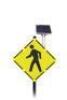DESCRIPTION: (1) BLINKERSIGN, WITH LEDS BRAND/MODEL: TAPCO #2180-00214 INFORMATION: AMBER LED, PEDESTRIAN CROSSING SIZE: 30" RETAIL$: $1695.00 EA QTY: