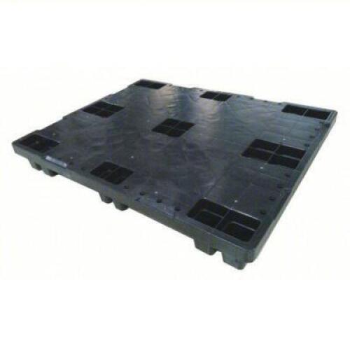 DESCRIPTION: (1) NESTABLE SHIPPING PALLET BRAND/MODEL: PRODUCT NUMBER #2PE64 INFORMATION: BLACK SIZE: 48 IN LG, 40 IN WD, 6 IN HT, 7,000 LB STATIC LOA