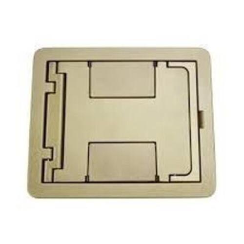 DESCRIPTION: (1) FLOOR PORT COVERSBRAND/MODEL: LEGRAND #FPBTCBSINFORMATION: BRASS, BLANK TOPSIZE:&nbsp;7 3/4"x6 1/2"RETAIL$: $309.95 EAQTY: 1