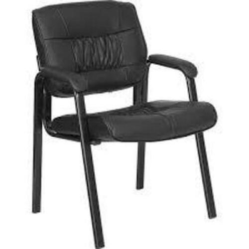 DESCRIPTION: (1) GUEST EXECUTIVE SEATING CHAIR BRAND/MODEL: FLASH FURNITURE #BT-1404-GG INFORMATION: BLACK RETAIL$: $178.99 EA QTY: 1