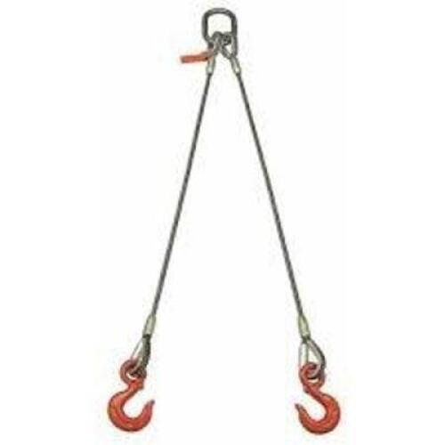 DESCRIPTION: (1) WIRE ROPE SLING BRAND/MODEL: LIFT-ALL #38I2LBX2 INFORMATION: 2 LEG, PERMALOC SIZE: 3/8" X 2' RETAIL$: $132.99 EA QTY: 1