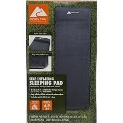 DESCRIPTION: (1) SELF INFLATING SLEEPING PAD BRAND/MODEL: OZARK TRAIL INFORMATION: GRAY SIZE: TWIN SIZE RETAIL$: $29.97 EA QTY: 1