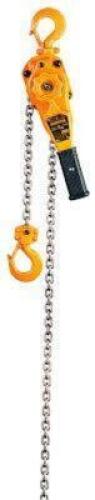 DESCRIPTION: (1) LEVER CHAIN HOIST BRAND/MODEL: HARRINGTON #LB008 INFORMATION: YELLOW SIZE: 3/4 TON CAPACITY RETAIL$: $447.00 EA QTY: 1