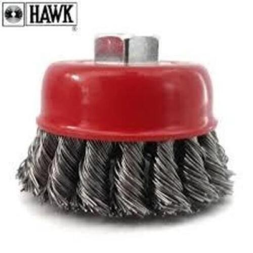DESCRIPTION: (2) WIRE BRUSH BRAND/MODEL: HAWK INFORMATION: RED HANDLE, STRAIGHT RETAIL$: $43.01 EA QTY: 2