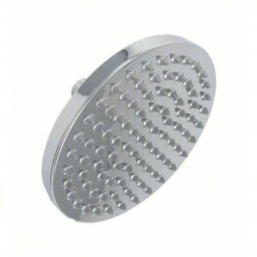DESCRIPTION: (3) FLAT SHOWER HEAD BRAND/MODEL: TRIDENT #22JN65 INFORMATION: BRASS, SILICONE NOZZLE, WALL MOUNT, CHROME PLATED FINISH SIZE: 10" RETAIL$