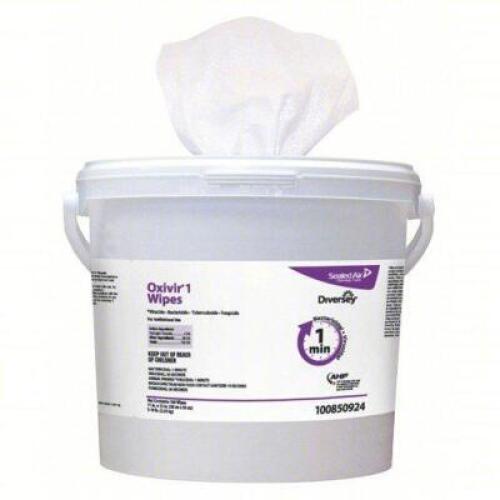 DESCRIPTION: (4) CANISTER OF DISINFECTING WIPES BRAND/MODEL: DIVERSEY #53JX17 INFORMATION: FRESH SCENT RETAIL$: $259.10 TOTAL QTY: 4