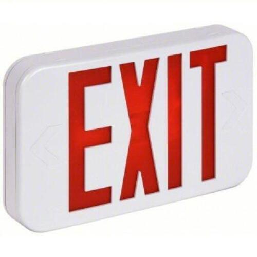 DESCRIPTION: (3) THERMOPLASTIC EXIT SIGN BRAND/MODEL: ALL-PRO #APX INFORMATION: WHITE RETAIL$: $50.00 EA QTY: 3