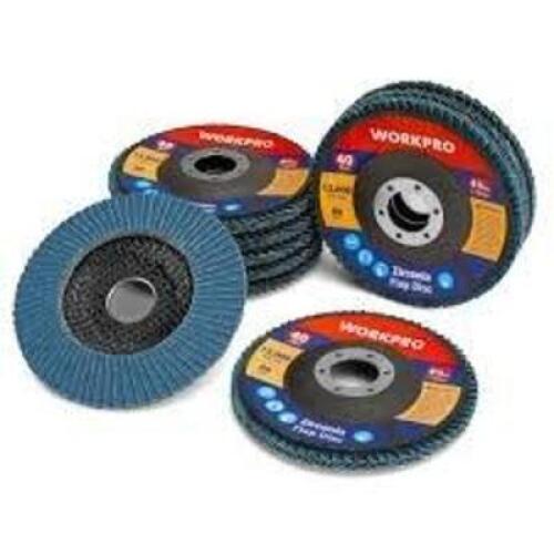DESCRIPTION: (2) BOXES OF (10) PREMIUM FLAP WHEEL BRAND/MODEL: GLOBAL ABRASIVES INFORMATION: AF 120 SIZE: 4-1/2" X 7/8" QTY: 2