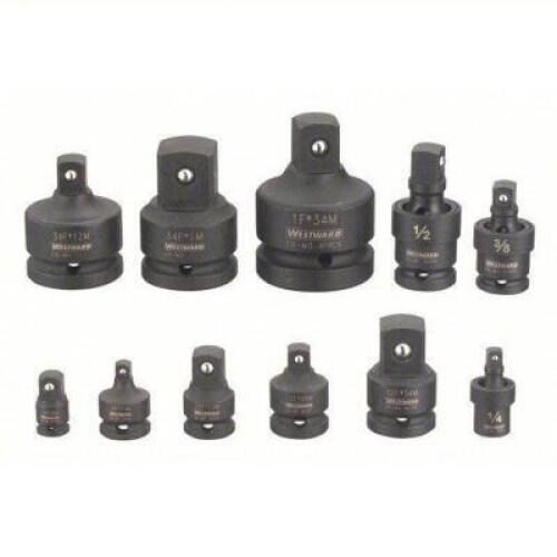 DESCRIPTION: (1) IMPACT SOCKET ADAPTER SET BRAND/MODEL: WESTWARD #45KG87 INFORMATION: BLACK OXIDE RETAIL$: $152.98 EA QTY: 1
