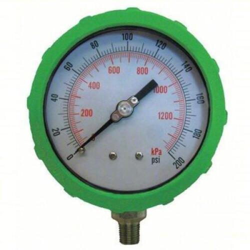 DESCRIPTION: (4) COLOR CASE PRESSURE GAUGE BRAND/MODEL: PRODUCT NUMBER #4EFH5 INFORMATION: GREEN SIZE: 4" RETAIL$: $61.85 EA QTY: 4