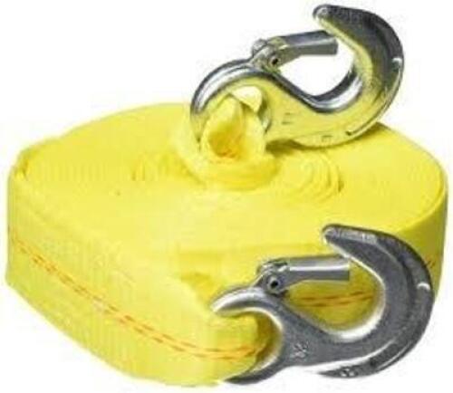 DESCRIPTION: (4) EMERGENCY TOW STRAP BRAND/MODEL: KEEPER #89825 INFORMATION: YELLOW SIZE: 2" X 25' RETAIL$: $22.00 EA QTY: 4
