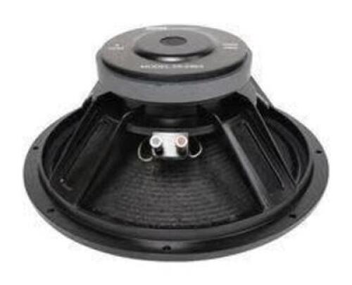 DESCRIPTION: (2) SUBWOOFER BRAND/MODEL: MCM AUDIO SELECT #55-2963 SIZE: 15 INCH RETAIL$: $42.48 EA QTY: 2