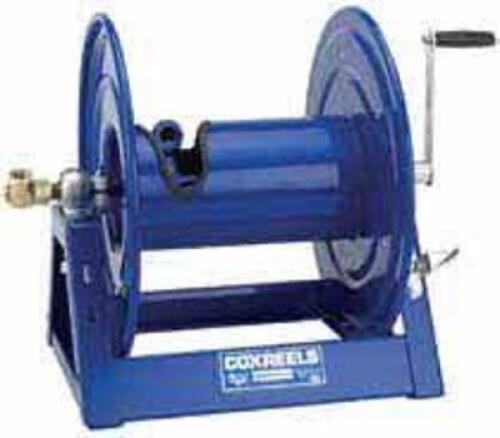 DESCRIPTION: (1) CRANK HOSE REEL BRAND/MODEL: COXREELS #1185-3324-C INFORMATION: BLUE RETAIL$: $800.00 SIZE: 3/4X175 QTY: 1