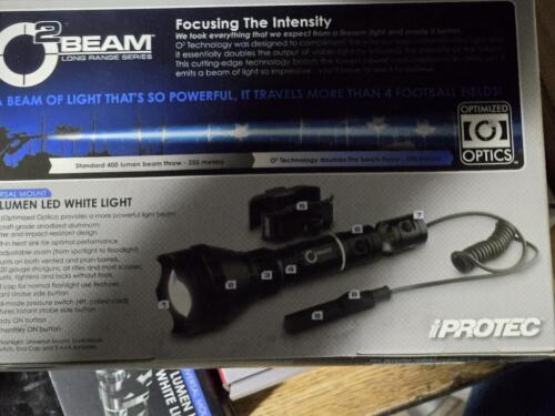 DESCRIPTION: (2) UNIVERSAL BARREL MOUNT LED FLASH LIGHT BRAND/MODEL: IPROTEC 02 RETAIL$: $64.95 QTY: 2