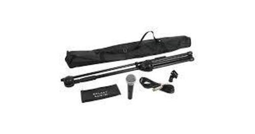 DESCRIPTION: (1) MICROPHONE AND STAND BRAND/MODEL: GALAXY AUDIO RT-66SXD RETAIL$: $75.00 QTY: 1