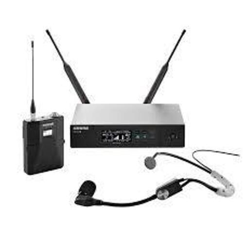 DESCRIPTION: (1) WIRELESS HEADSET MICROPHONE BRAND/MODEL: SHURE BLX4R RETAIL$: $349.00 QTY: 1