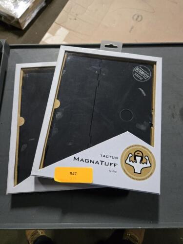 DESCRIPTION: (2) iPAD MINI TUFF CASES BRAND/MODEL: MAGNATUFF BANTAM RETAIL$: $106.98 QTY: 2