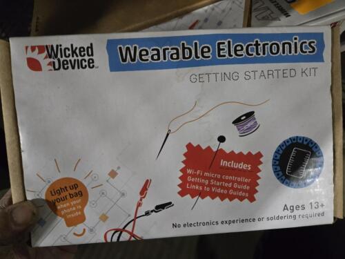 DESCRIPTION: (3) WEARABLE ELECTRONICS STARTER KIT BRAND/MODEL: WICKED DEVICE RETAIL$: $89.98 QTY: 3
