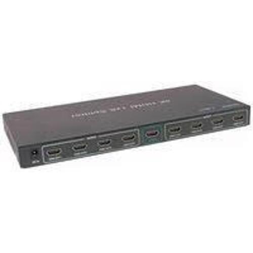 DESCRIPTION: (1) 8 CHANNEL HDMI SPLITTER BRAND/MODEL: STELLAR LABS 33-12787 INFORMATION: ` RETAIL$: 49.99 QTY: 1