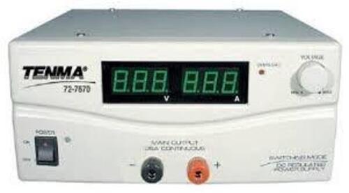 DESCRIPTION: (1) BENCH POWER SUPPLY BRAND/MODEL: TENMA 72-7670 SIZE: DC RETAIL$: $320.00 QTY: 1