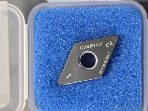 DESCRIPTION: (10) PVD COATED TURNING INSERTS BRAND/MODEL: NORTHAMERICAN TOOL DNGA432 80425MT RETAIL$: $1,118.40 QTY: 10
