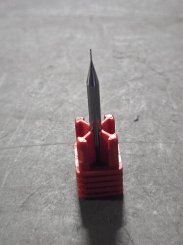 DESCRIPTION: (5) SOLID CARBIDE SQ END MILL BRAND/MODEL: ACCUPRO 62776448 SIZE: 1/64" DIA 1/8" SD 0.0450" LOC RETAIL$: $136.36 QTY: 5