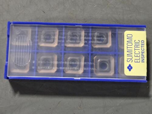 DESCRIPTION: (20) SEMT STYLE CARBIDE MILLING INSERTS BRAND/MODEL: MITSUBUSHI CARBIDE SEMT13T3AGSN-JM RETAIL$: $338.20 QTY: 20