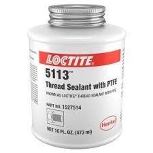 DESCRIPTION: (4) THREAD SEALANT WITH PTFE BRAND/MODEL: LOCTITE 5113 SIZE: 16 FL OZ RETAIL$: $20.00 EA QTY: 4