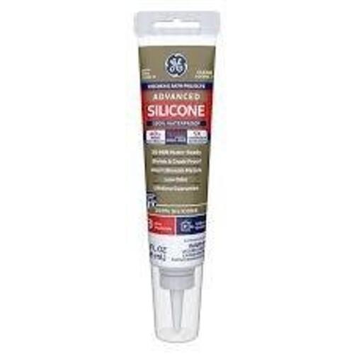 DESCRIPTION: (12) KITCHEN AND BATH ADVANCED SILICONE BRAND/MODEL: GE INFORMATION: CLEAR SIZE: 2.8 FL OZ RETAIL$: $7.92 EA QTY: 12