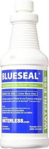 DESCRIPTION: (4) TRAP LIQUID FOR NO FLUSH URINALS BRAND/MODEL: BLUESEAL SIZE: 1 QT RETAIL$: $22.00 EA QTY: 4