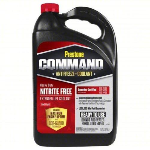 DESCRIPTION: (2) ANTIFREEZE COOLANT BRAND/MODEL: PRESTONE COMMAND #G6282440 INFORMATION: HEAVY DUTY NITRATED SIZE: 1 GALLON RETAIL$: $18.10 EA QTY: 2