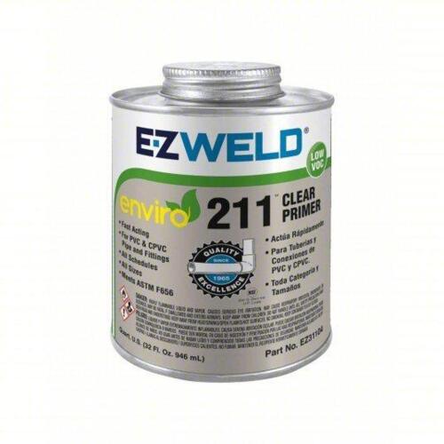 DESCRIPTION: (2) CLEAR PRIMER BRAND/MODEL: EZ WELD 211 #793DZ2 SIZE: 32 FL OZ RETAIL$: $18.46 EA QTY: 2