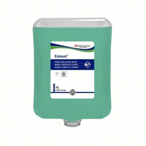 DESCRIPTION: (4) BODY WASH SOAP SHAMPOO COMBO BRAND/MODEL: SC JOHNSON PROFESSIONAL #45GY52 INFORMATION: RAINFOREST SIZE: 4L RETAIL$: $166.81 TOTAL QTY