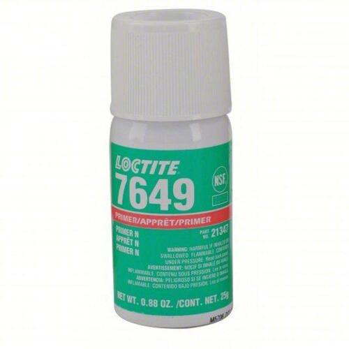 DESCRIPTION: (10) PRIMER AND ACTIVATOR BRAND/MODEL: LOCTITE #2VFK7 SIZE: SF 7649, 0.88 fl oz, Aerosol Can, Green RETAIL$: $33.43 EA QTY: 10