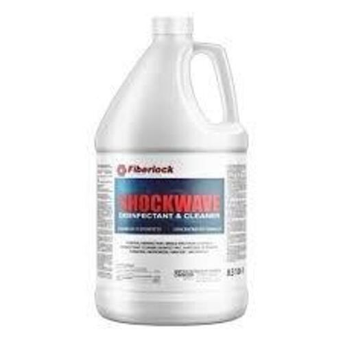DESCRIPTION: (2) DISINFECTANT AND CLEANER BRAND/MODEL: FIBERLOCK SHOCKWAVE SIZE: 1 GALLON RETAIL$: $46.40 EA QTY: 2