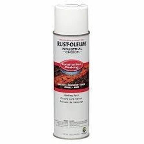 DESCRIPTION: (6) WATER BASE CONSTRUCTION MARKING PAINT BRAND/MODEL: RUST-OLEUM #21CJ69 INFORMATION: WHITE SIZE: 17 OZ RETAIL$: $9.56 EA QTY: 6