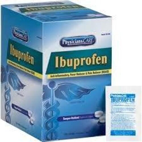 DESCRIPTION: (4) BOXES OF (250) PACKERS OT (2) TABLETS BRAND/MODEL: PHYSICIANS CARE IBUPROFEN TABLETS SIZE: 200 MG RETAIL$: $16.00 EA QTY: 4