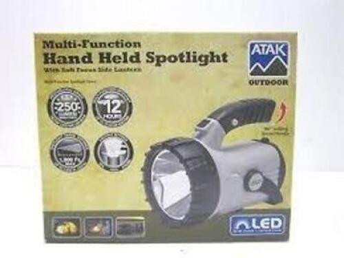 DESCRIPTION: (3) HAND HELD SPOTLIGHT BRAND/MODEL: ATAK RETAIL$: $22.95 EA QTY: 3