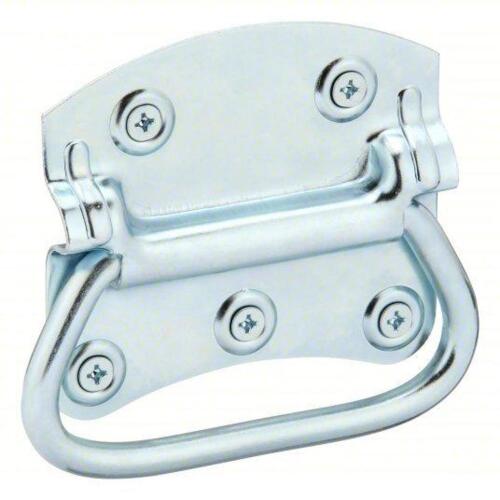 DESCRIPTION: (10) FOLDING PULL HANDLE BRAND/MODEL: 1WAG1C SIZE: Unthreaded Holes, Steel, Silver, 3/8 in RETAIL$: $100.00 TOTAL QTY: 10