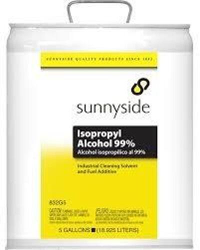 DESCRIPTION: (1) ISOPROPYL ALCOHOL BRAND/MODEL: SUNNYSIDE SIZE: 5 GALLON RETAIL$: $366.72 EA QTY: 1