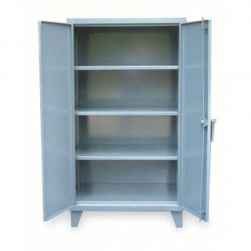 DESCRIPTION: (1) STORAGE CABINET BRAND/MODEL: STRONGHOLD/45-243 INFORMATION: SWING HANDLE & PADLOCK HASP SIZE: 24" X 48" X 60" RETAIL$: $2,813.81 QTY: