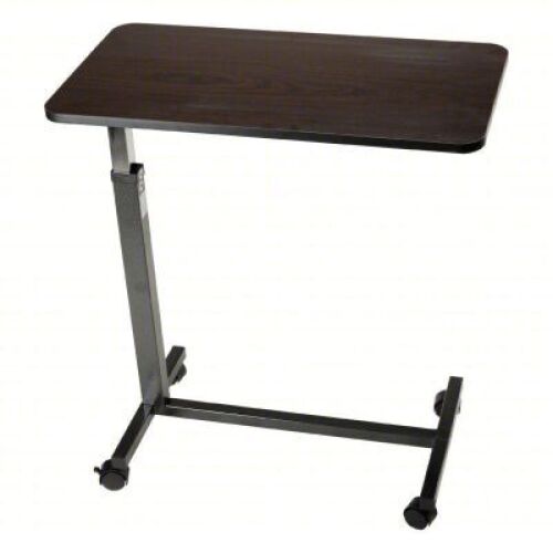 DESCRIPTION: (1) OVERBED TABLE BRAND/MODEL: DYNAREX #10450 INFORMATION: SILVER AND WALNUT RETAIL$: $119.99 EA QTY: 1