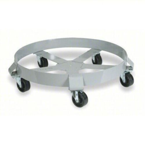 DESCRIPTION: (1) CROSS-BRACE DRUM DOLLY WITH SUPPORT RING BRAND/MODEL: PRODUCT NUMBER #1XWA1 INFORMATION: 1,250 LB LOAD CAPACITY, ROUND, PLASTIC RETAI