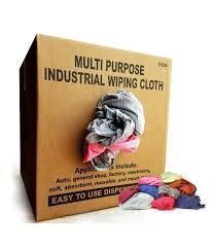 DESCRIPTION: (1) BOX OF CLOTH RAGS BRAND/MODEL: PART NUMBER #5LVD0 INFORMATION: VARIES SIZE: 50 LB RETAIL$: $98.57 QTY: 1
