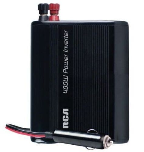 DESCRIPTION: (1) POWER INVERTER BRAND/MODEL: RCA AH640R SIZE: 400 WATT RETAIL$: $42.60 QTY: 1