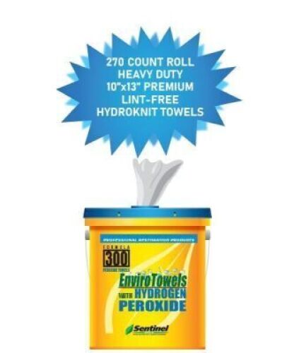 DESCRIPTION: (1) ENVIROTOWELS W/HYDROGEN PEROXIDEBRAND/MODEL: SENTINELSIZE: 10" X 13" TOWELSRETAIL$: $79.99QTY: 1