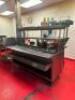 FIVE WELL STAINLESS HOT TABLE W/ RISER SHELF AND HEAT LAM. - 2