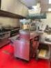 FIVE WELL STAINLESS HOT TABLE W/ RISER SHELF AND HEAT LAM. - 7