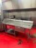 78" STAINLESS PREP TABLE WITH UNDERSHELF AND DRAWER - 3